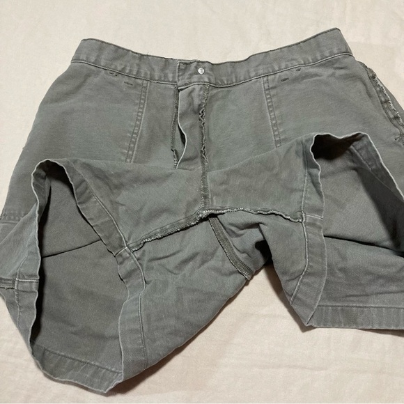 Cherokee High Waist Women's Shorts in Olive Green - Picture 9 of 12